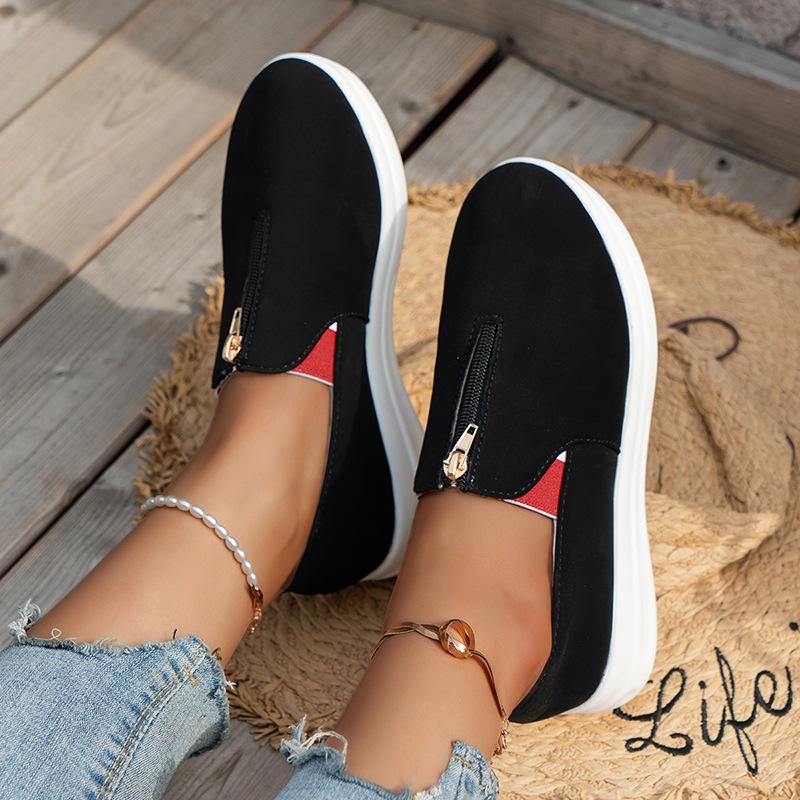 Women's Fashion Outdoor Plus Size Casual Lazy Shoes Summer Women's Board Shoes Flat Shoes