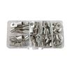 60 PCS Cable Lug Set for 6-25mm² Wire Tinned Copper Wire Lugs Battery Cable Ends Crimp Wire