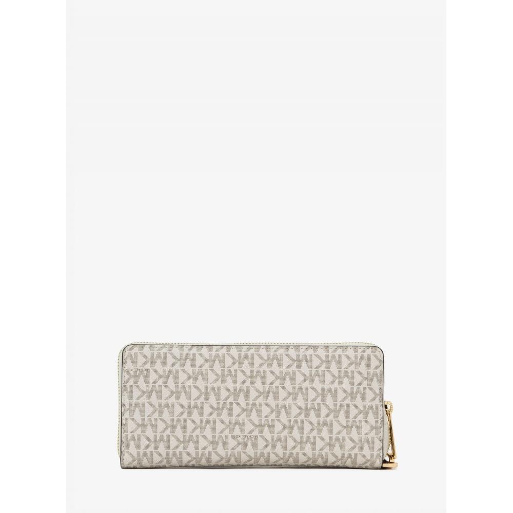 Michael Kors Кошелек Travel Continental Large Mk Signature 35f8gtvt3b150 Vanilla