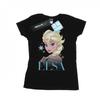 Womens/Ladies Frozen Elsa Snowflake Portrait Cotton T-Shirt