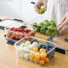 Прозрачный холодильный контейнер пищевого качества для свежих продуктов и обедов
