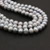 Серый жемчуг 10-11 мм бусины в форме риса для изготовления украшений своими руками браслет серьги ожерелье аксессуар