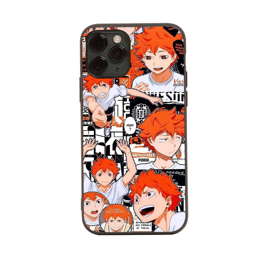 Чехол для Samsung A04 A14 A23 A34 A54 M23 M33 M52 M53 Realme 10 9 C30S C35 C55 VIVO Y02S Y21 Y51 X80 Pro Прозрачный чехол WI92 Haikyuu