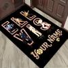 Name Custom Elvis Poster Carpet Rug for Living Room Bedroom Home Sofa Decoration,Kids play Non-slip Floor Mat