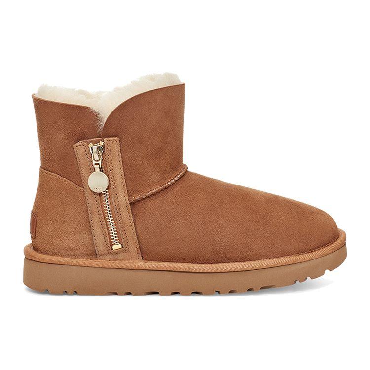 UGG Мини-сапожки Bailey Zip Chestnut (Женский) Женские кроссовки 1112481-CHE