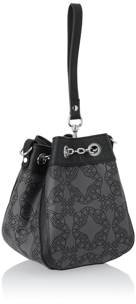 Сумка через плечо 43020016U CHRISSY [Vivienne Westwood] женская ЧЕРНАЯ/СЕРАЯ [Товар]