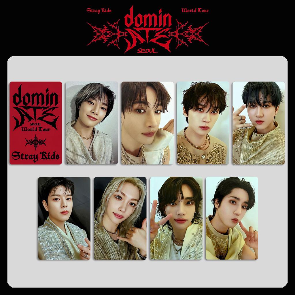 K-Pop Stray Kids Ломо Карточка Skzoo Концерт Доминировать Мировой Тур Сеульский Концерт ДВД Мировой Тур Маленький Картер Классическая Карточка