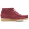 Clarks Wallabee Удобные Короткие Ботинки с Круглым Носком Женские Ботинки Розовые 26168667