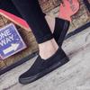 Spring and Autumn Fashion New Large Casual White Canvas Men's Shoes Casual and Comfortable Solid Color One Foot Flat Men's Shoes