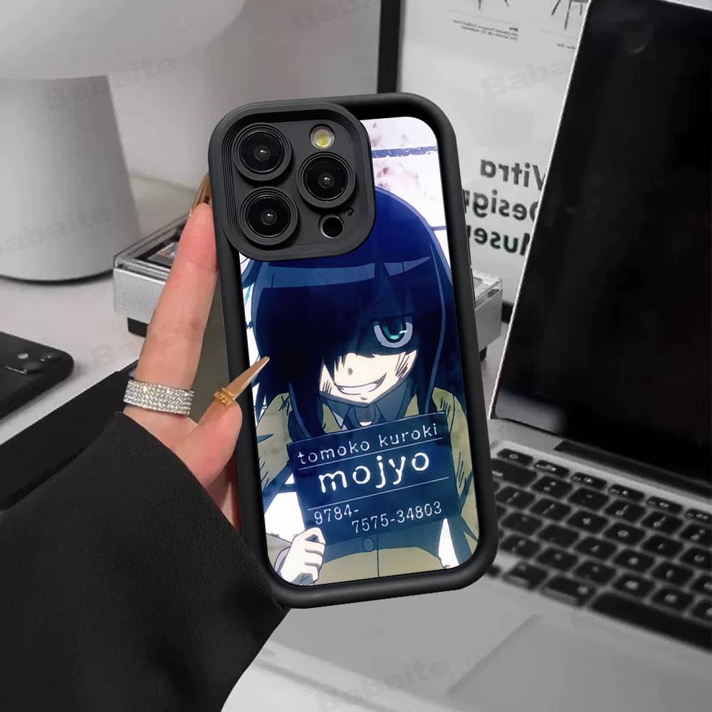 Watamote K-Kuroki T-Tomoko Для IPhone 17 Pro Max 13 16 15 11 12 14 Plus Ударопрочный Мягкий Чехол для Телефона