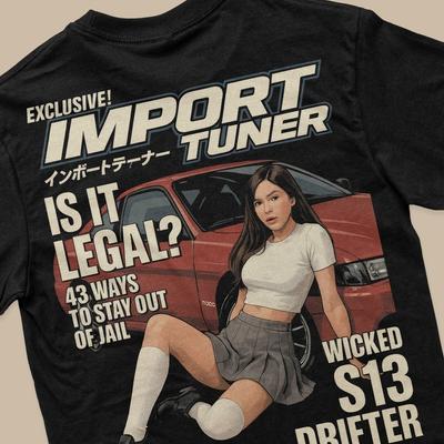 Аниме Тюнинг Марс Ретро NOS Вдохновленная мангой Футболка Мультфильмы Япония JDM GTR Supra