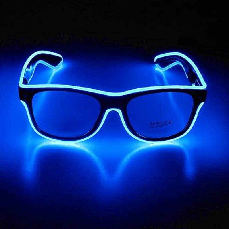 1PC Flashing LED Glasses Luminous Party Decorative Lighting Classic Novelty Gift Bright LED Light Up Party SunGlass