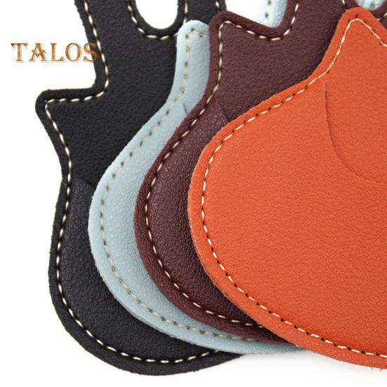 Держатель для медиаторов в форме гитары, чехол из искусственной кожи для медиатора, переносная сумка для хранения медиатора для гитаристов, любителей, учителей