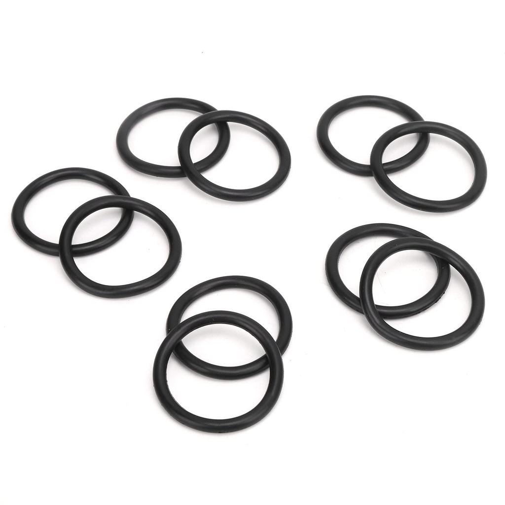 10 Pcs Car Bumper Fender Quick Release Fastener Rubber O-Ring Gasket