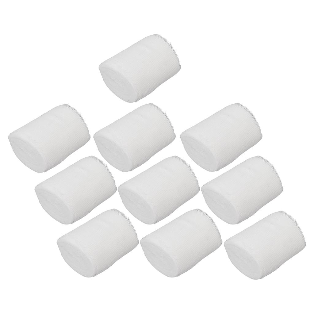 10 Рулонов Намотанные Эластичные Бинты Обертка Эластичная Атлетическая Спортивная Компрессионная Бинтовая Обертка 2,4 дюйма X 6,6 ярда