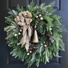 Christmas Wreath With Christmas Pine Cone Pine Needle Noel New Year Decorations Home Wreath Decoration Party Supplies