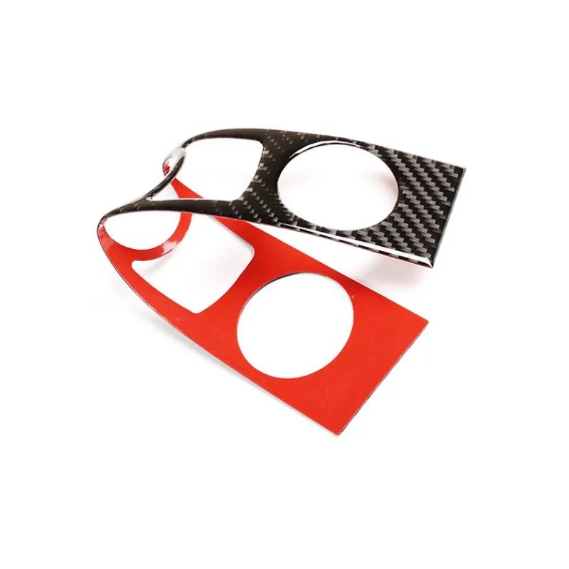 Для BMW 5 серии E60 2004 2005 2006 2007 2008 2009 2010 Углеродное волокно Кондиционер CD Панель управления