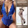 Sexy open lingerie lace temptation hollow low cut hot bed free uniform suit nightclub