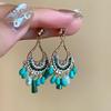 Exotic Goddess Long Tassel Bohemian Earrings – Retro Ethnic Style Dangle Women's Accessories