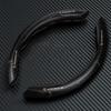 2pcs Carbon Fiber Non-Slip Steering Wheel Cover Car Accessories For Porsche Boxster Cayenne Panamera Macan Cayman 911 918 996 917 991