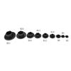 New 20PCS Black Hex Socket Allen Bolt Screw Nut Hexagon Head Cover Cap Protector Fasteners Screws Covers Caps M5-24