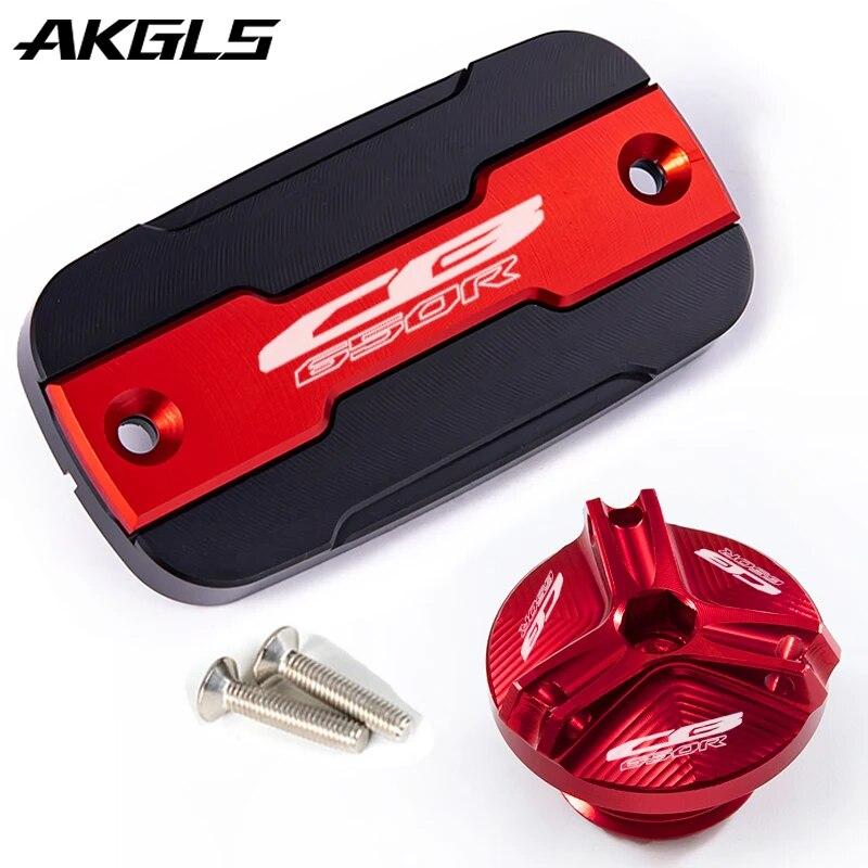 For HONDA CB650R CBR650R CBR 650R CB 650R Motorcycle Front Brake Fluid Tank Cap and Filling Port Cover Protection Accessories