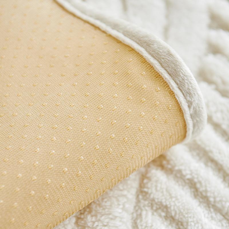 Высококачественная плюшевая подушка для дивана, противоскользящий чехол, декоративное одеяло для осени и зимы, цельный дизайн, уютная накладка на диван