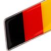 Mipcase Germany Flag Car Sticker, Metal National Flag Car Decal, Germany Flag Car Vehicle Window Sticker for Party Decoration