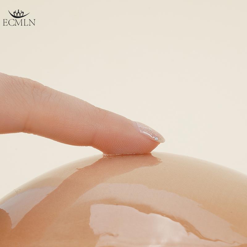 Бюстгальтер с гелем и силиконовым покрытием, самоклеящийся, без бретелек, черный, сплошной, женское нижнее белье, бюстгальтер Push Up