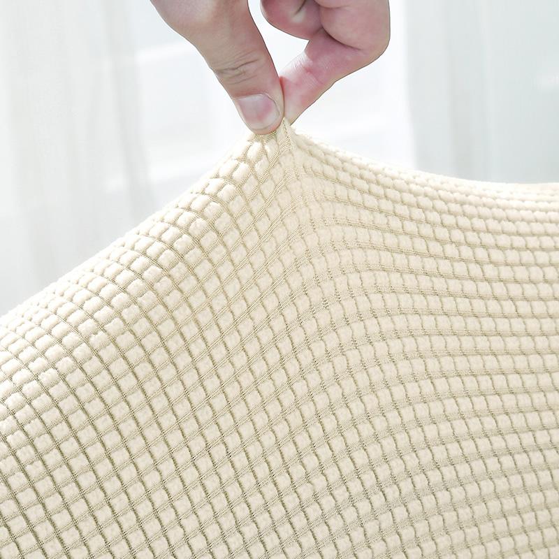 Duckbill Polar Fleece Solid Colors Short Back Bar Chair Cover Duckbill Soft Seat Case Washable Removable Silpcovers Home