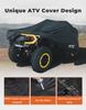 KEMIMOTO ATV 90x43x46 Inch Cover Four Wheeler Waterproof Cover Compatible with Polaris Sportsman 450 570 for Can-Am for Kawasaki