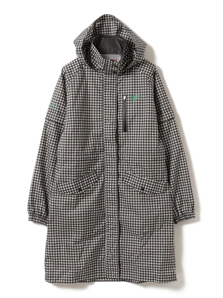 Beams Golf Orange Label Size 83190001838 Women's 2-Way Raincoat, Gingham, M,