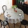 Хлопковая и льняная круглая скатерть, разноцветная кружевная крышка для обеденного стола, пылезащитное чайное полотенце, свадебный домашний декор, высококачественные чехлы для стола