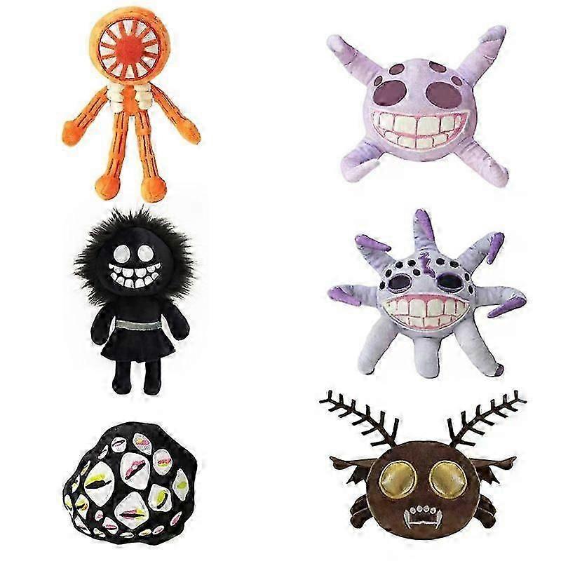 New DOORS FLOOR2 Second Level Game Peripheral Horror Moth Plush Toy Doll