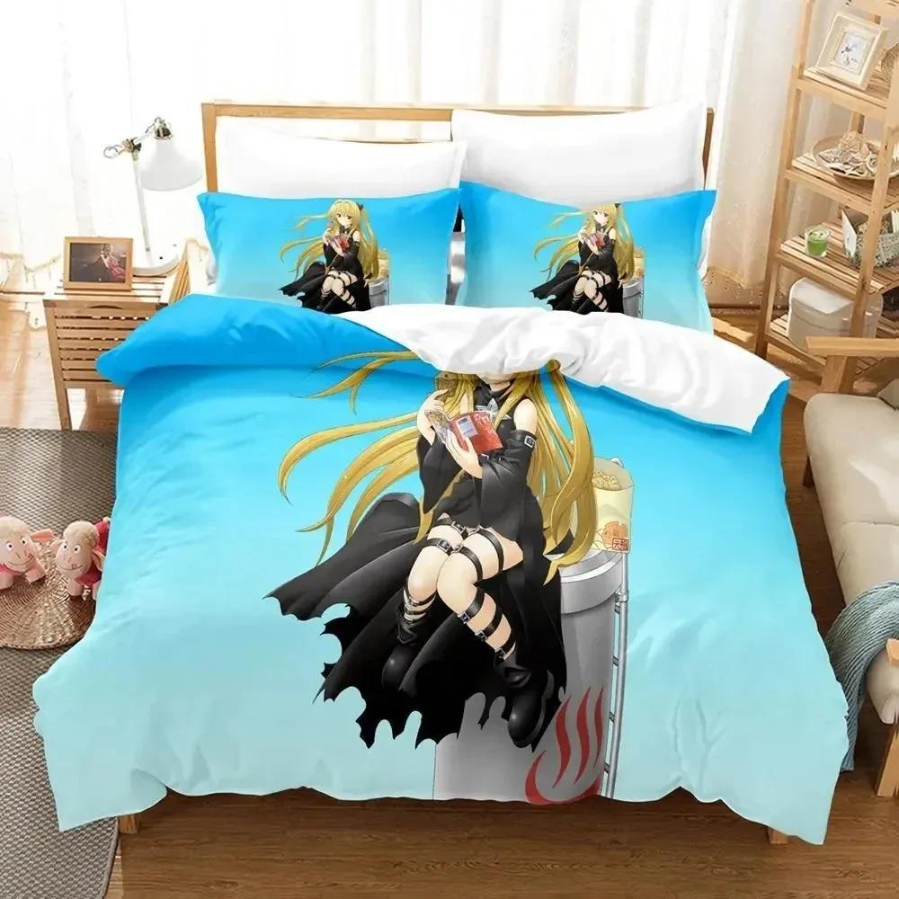 Аниме Yami To LOVE-Ru Постельный комплект Пододеяльник Комплект для кровати Покрывало Наволочка Одеяло Кинг Размер Королева Размер Мальчики Взрослые