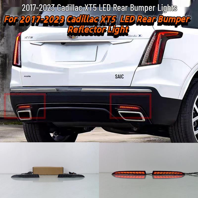 LED Rear Fog and Bumper Light for 2017-2023 Cadillac XT5 - Modification Kit