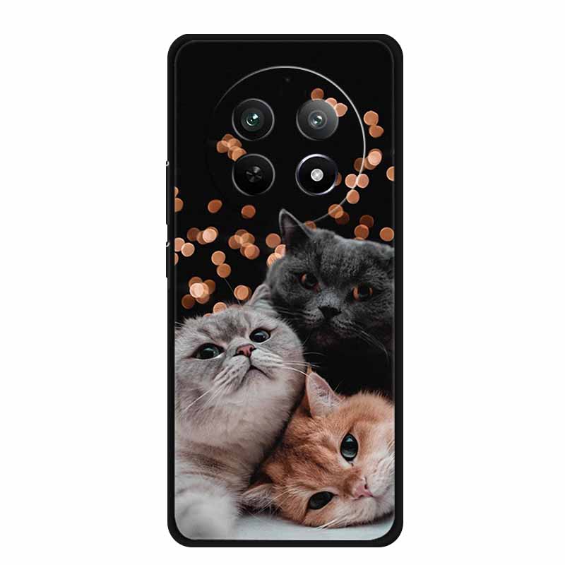 Чехол для телефона Realme 13 Pro Plus, защитный черный силиконовый, мягкий чехол-бампер для Realme13 Pro Plus, задняя крышка, чехол 13Pro Plus, сумка