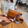 Retro Planted Cowhide Leather Bag New Style Trendy Women's Large Capacity Single Shoulder Crossbody Bag High Quality Genuine Leather Bag