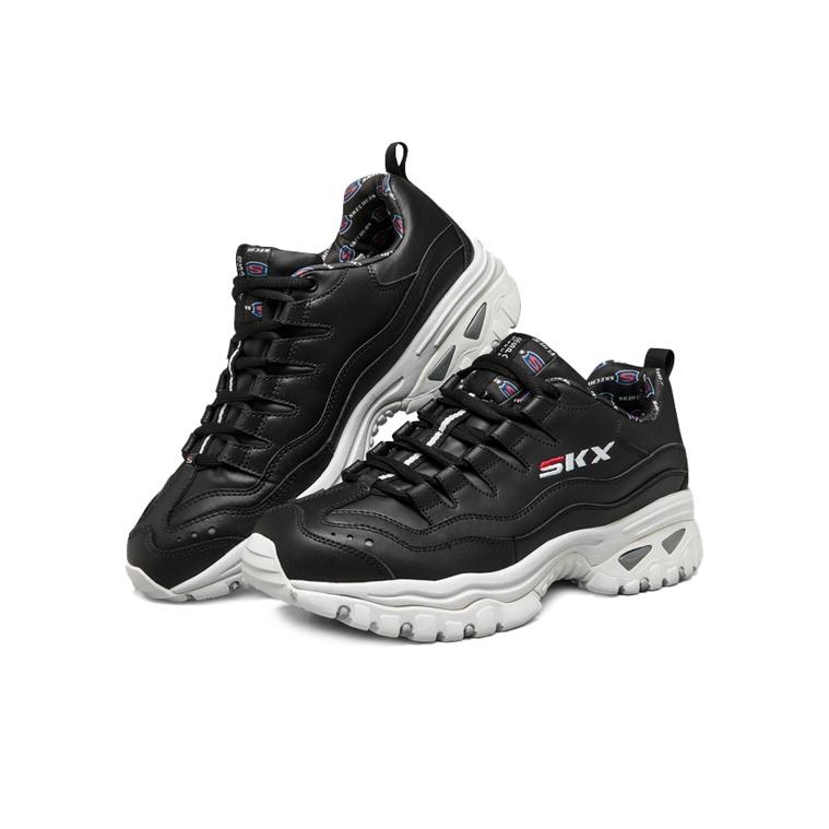 Skechers Энергия Простые Удобные Низкие Повседневные Кроссовки Мужские Черный Синий Красный 237012-BKW