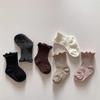 6Pairs Breathable Baby Cotton Socks Autumn Spring Toddle Sweet Socks Kids Short Tube Socks  Children