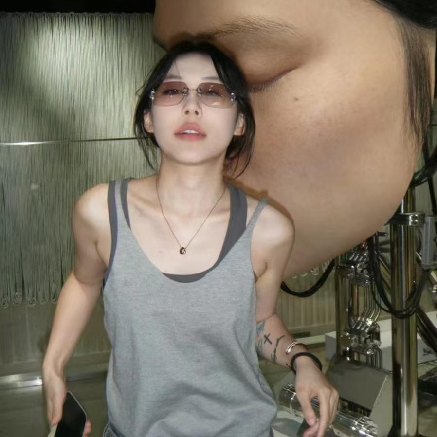 Stylish Rimless Sunglasses For Women Future Technology Sense Sun Glasses For Woman Korean Style Man Sun Glass