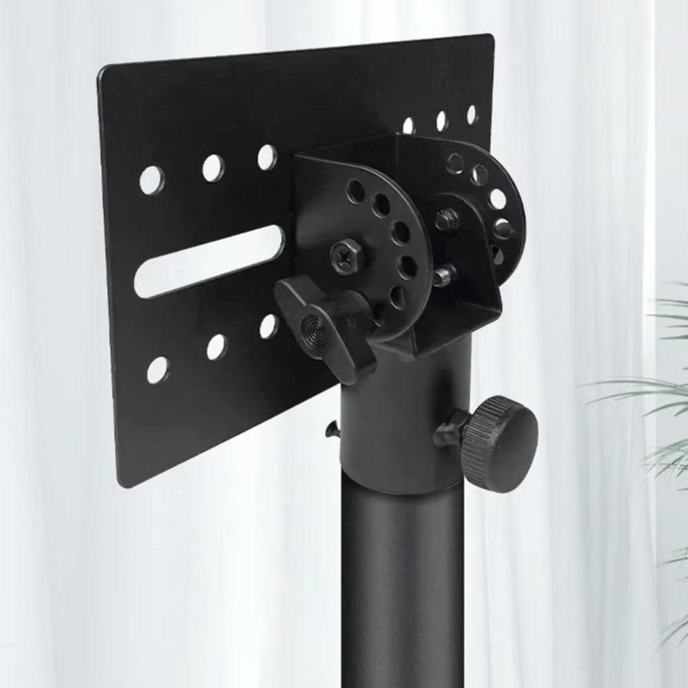 35mm Rotatable Metal Mount Tripod Pole Metal Construction Adapter Top Cap Pallet Speaker Bracket