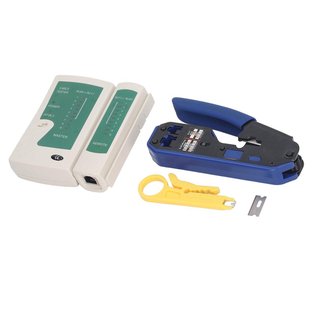 RJ45 Crimping Tool Kit Terminal Crimper Wire Terminals Crimping Tool for Cat5 Cat6 Straight Through