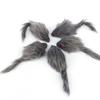 Plush False Mouse Cat Pet Toys Soft Long-haired Tail Mice Toys Grey Plush Mouse Cat Toy  Playing
