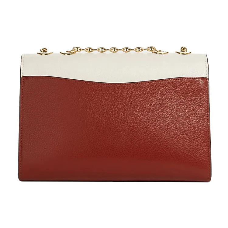 COACH Lane Cow Leather Handbag , One Shoulder Strap Crossbody Bags Medium Women's Light Khaki White (Unisex) Handbags C8207 IMLOT