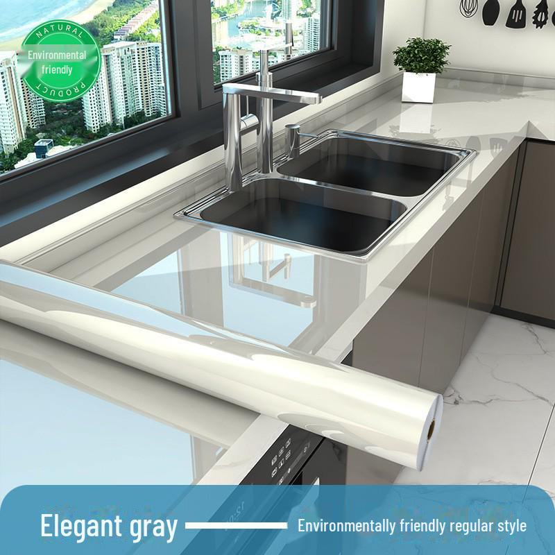 Мраморная антимасляная высокотемпературная самоклеящаяся наклейка для кухонной столешницы