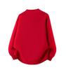 2025 Unisex Red Round Neck Year of the Horse Sweatshirt with Custom Logo, Thickened for Annual Meeting.