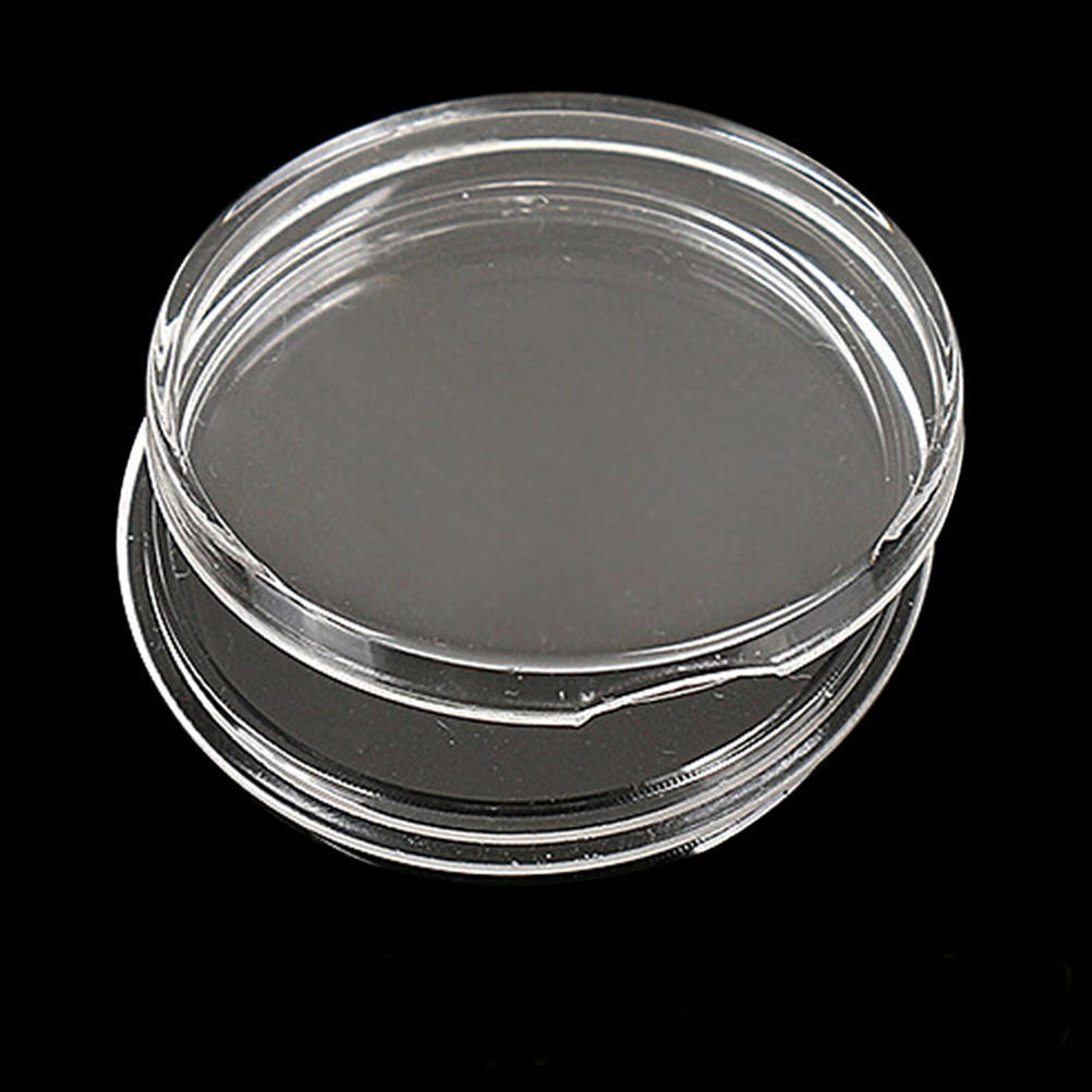 10Pcs 40Mm Transparent Round Box Coin Storage Capsule Holder Round Plastic