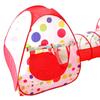 ACTNOW Палатка-туннель, набор из 3 предметов, детская палатка, складная корзина для бассейна с мячом, сетка с сумкой для хранения, подарок для девочек и мальчиков, подарок на Рождество, день рождения, для детей