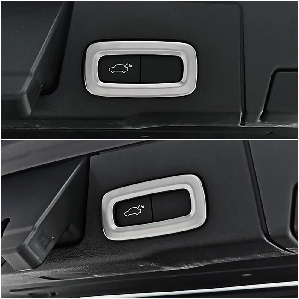 For Volvo XC60 2018-2024 Car Center Console Rear Trunk Steering Wheel Headlight Window Lift Switch Panel Roof Hook Frame Trim